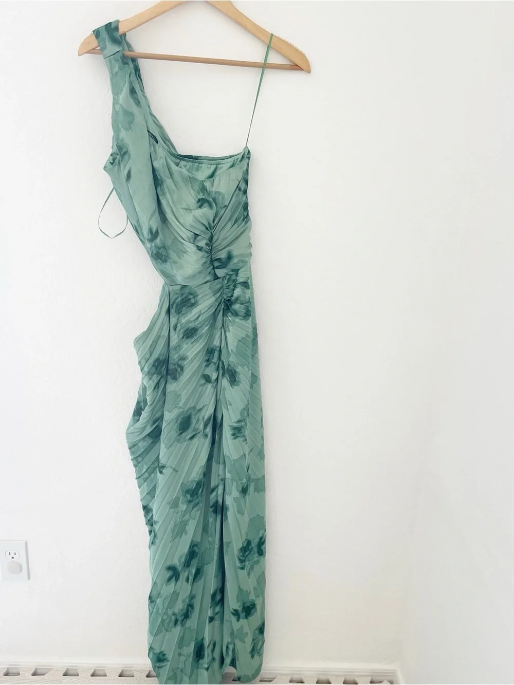 Abercrombie & Fitch Giselle floral green cutout maxi dress size large
